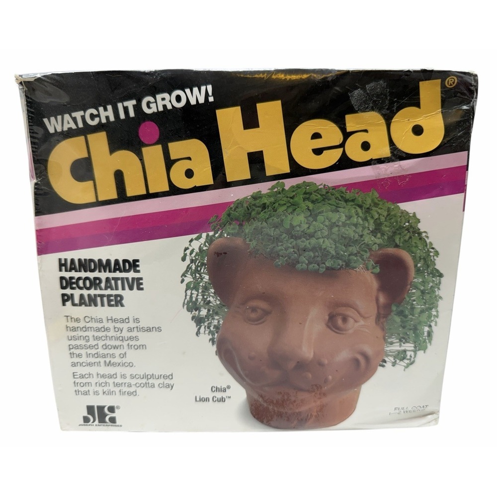Chia Head Pet Lion Cub Cat‎